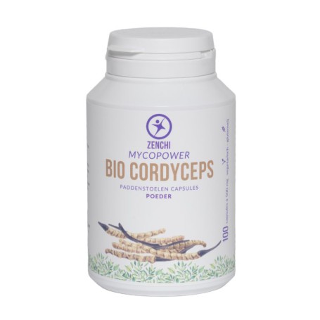 Mycopower Cordyceps Sinesis paddenstoelen poeder 100 capsules